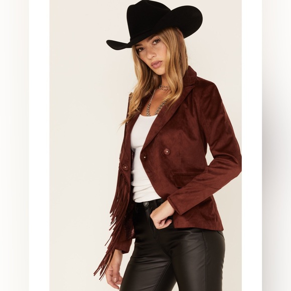 Shyanne Rust Fringe Jacket - Picture 14 of 15